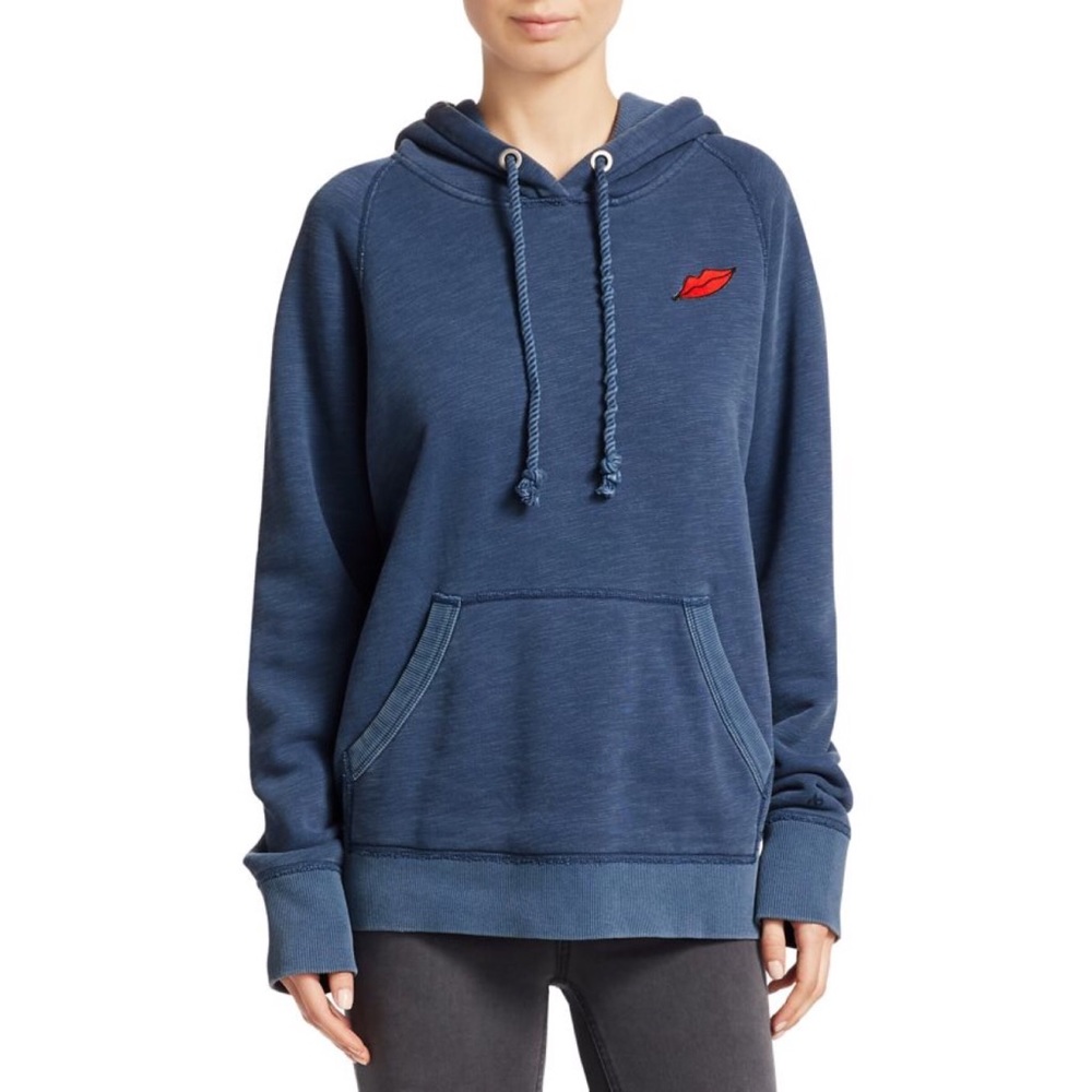 Rag & Bone Garment Dyed Racer Hoodie